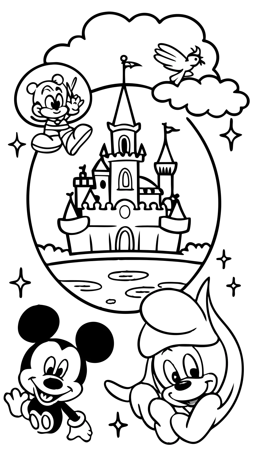 walt disney coloring pages